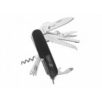Нож перочинный, 89 мм, 15 функций черный