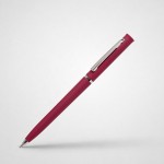 Ручка пластиковая шариковая «Navi» soft-touch красный бургунди