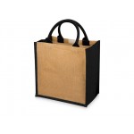 Сумка подарочная «Chennai», 280 г/м2 натуральный/черный