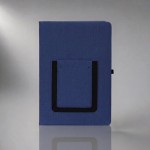 Блокнот А5 «Pocket» с карманом для телефона синий