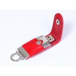 USB 2.0- флешка на 16 Гб в виде брелока красный