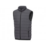 Жилет пуховой «Caltha» мужской темно-серый