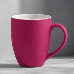 Кружка с покрытием soft-touch «Tulip Gum» фуксия