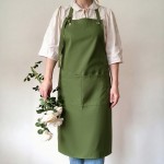 Хлопковый фартук с карманом «Delight» хаки