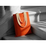 Сумка для шопинга «Steady» хлопковая с парусиновыми ручками, 260 г/м2 оранжевый