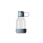 Бутылка для воды 2-в-1 «Dog Bowl Bottle» со съемной миской для питомцев, 1500 мл голубой