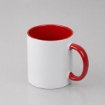 Кружка «Sublime Color» для сублимации белый/красный