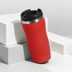 Термокружка «Double wall mug С1» soft-touch, 350 мл красный