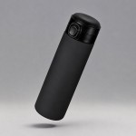 Вакуумная термокружка c кнопкой «Guard», soft-touch, 400 мл черный