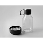 Бутылка для воды 2-в-1 «Dog Bowl Bottle» со съемной миской для питомцев, 1500 мл черный