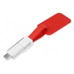 Зарядный кабель «Charge-it» 3 в 1 красный/белый