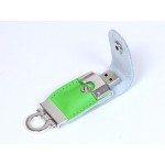 USB 2.0- флешка на 32 Гб в виде брелока зеленый