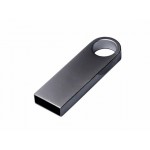 USB 3.0-флешка на 64 Гб с мини чипом и круглым отверстием серебристый