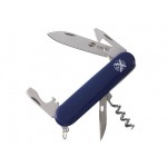Нож перочинный, 90 мм, 10 функций синий
