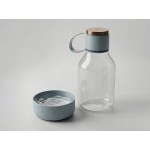 Бутылка для воды 2-в-1 «Dog Bowl Bottle» со съемной миской для питомцев, 1500 мл голубой