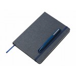 Блокнот А5 «NotaBene» с металлической шариковой ручкой и подставкой для телефона