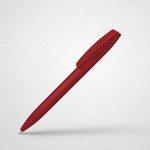 Ручка шариковая пластиковая «Coral Gum », soft-touch красный