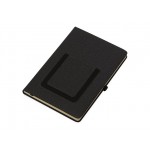 Блокнот А5 «Pocket» с карманом для телефона черный