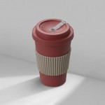 Термокружка из натуральных волокон «Muffin» пыльно-розовый