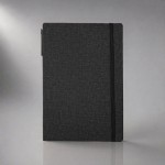 Блокнот А5 «Write and stick» с ручкой и набором стикеров черный
