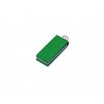 USB 2.0- флешка мини на 32 Гб с мини чипом в цветном корпусе зеленый