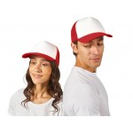 Бейсболка «Newport» белый/красный