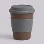 Стакан из бамбукового волокна «Café» серо-коричневый/серый