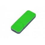 USB 2.0- флешка на 4 Гб в стиле I-phone зеленый