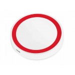 Беспроводное зарядное устройство «Dot», 5 Вт белый/красный