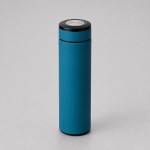 Термос «Confident» с покрытием soft-touch синий индиго