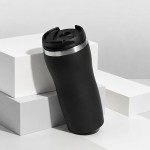 Термокружка «Double wall mug С1» soft-touch, 350 мл черный