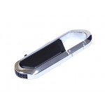 USB 2.0- флешка на 32 Гб в виде карабина черный/серебристый