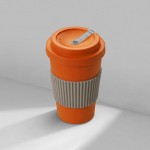 Термокружка из натуральных волокон «Muffin» оранжевый