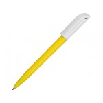 Ручка пластиковая шариковая «Миллениум Color BRL» желтый/белый
