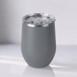 Термокружка «Vacuum mug C1», soft touch, 370 мл средне-серый