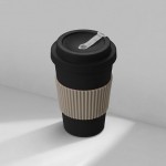 Термокружка из натуральных волокон «Muffin» черный
