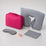 Набор для путешествий «Comfy Flight» фуксия