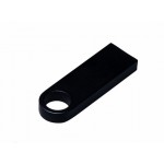 USB 3.0-флешка на 64 Гб с мини чипом и круглым отверстием черный