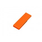 USB 2.0- флешка промо на 8 Гб в виде скрепки оранжевый