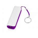 Портативное зарядное устройство «Basis», 2000 mAh белый/фиолетовый