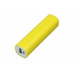Внешний аккумулятор «Digi» прямоугольной формы, 2200 mAh желтый