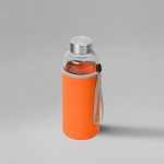 Бутылка для воды «Pure» c чехлом оранжевый