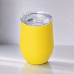 Термокружка «Vacuum mug C1», soft touch, 370 мл желтый