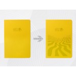 Бизнес-блокнот А5 «C2» soft-touch с УФ-печатью