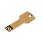 USB 2.0- флешка на 64 Гб в виде ключа золотистый