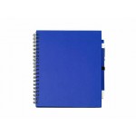 Блокнот LEYNAX с шариковой ручкой королевский синий