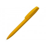 Ручка шариковая пластиковая «Coral Gum », soft-touch охра