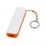 Внешний аккумулятор «Basis», 2000 mAh белый/оранжевый