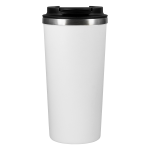 Термокружка вакуумная Palermo, белая, зернистое покрытие