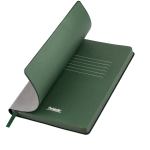 Ежедневник Латте (Latte NEW) недатированный, серый/зеленый